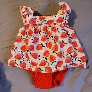 Carters Strawberry Dress